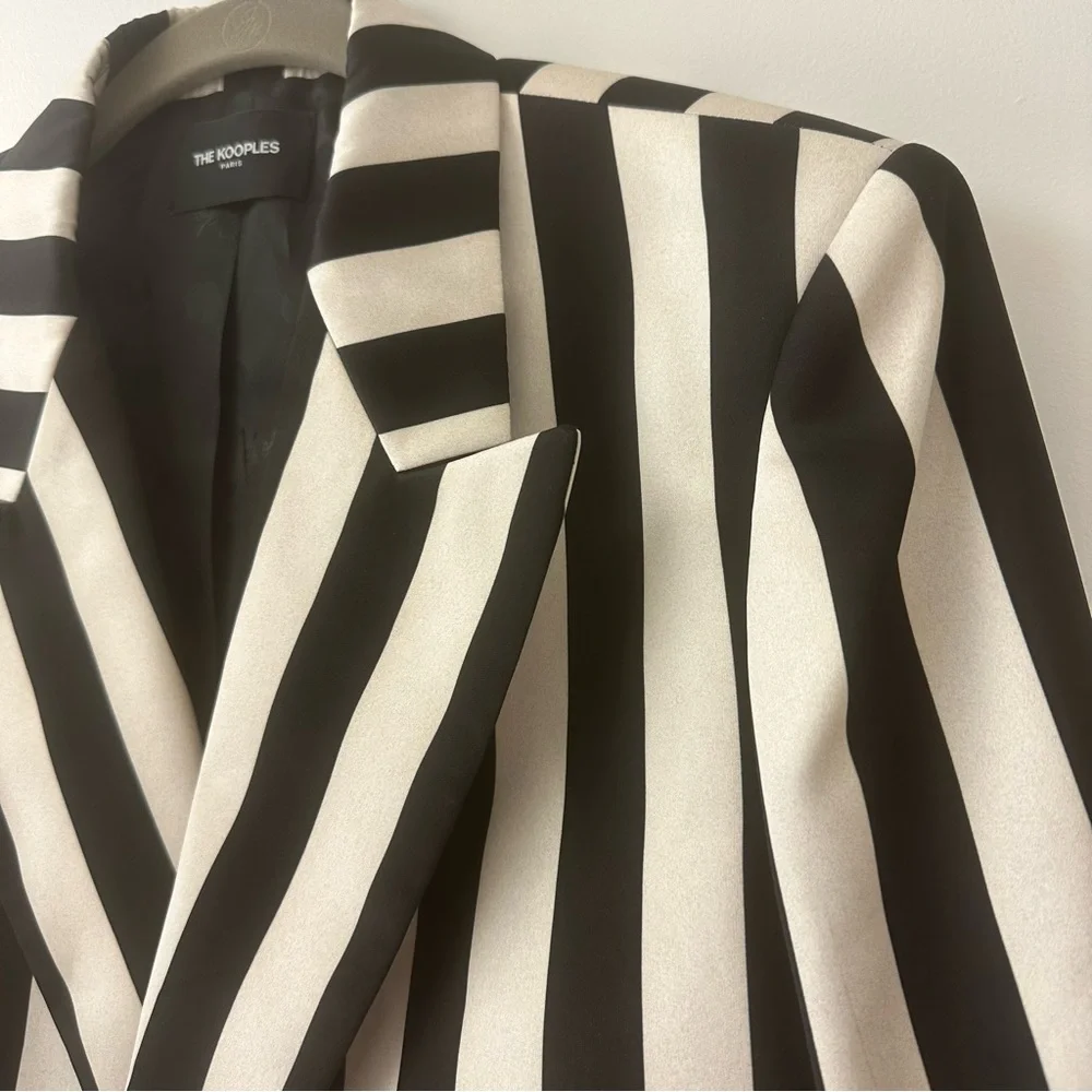 The Kooples Black and White Blazer NWOT - Picture 4 of 4